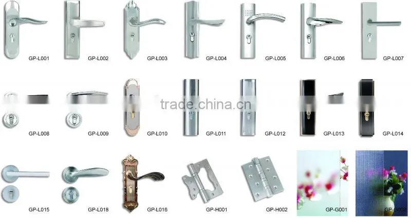 Simple style PVC wooden interior door for modern house design