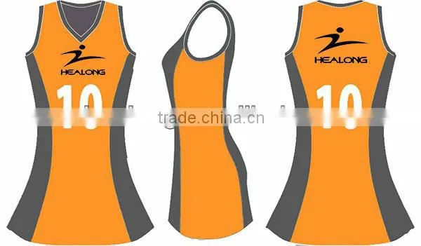 cheap custom sublimation netball dresses uniforms design