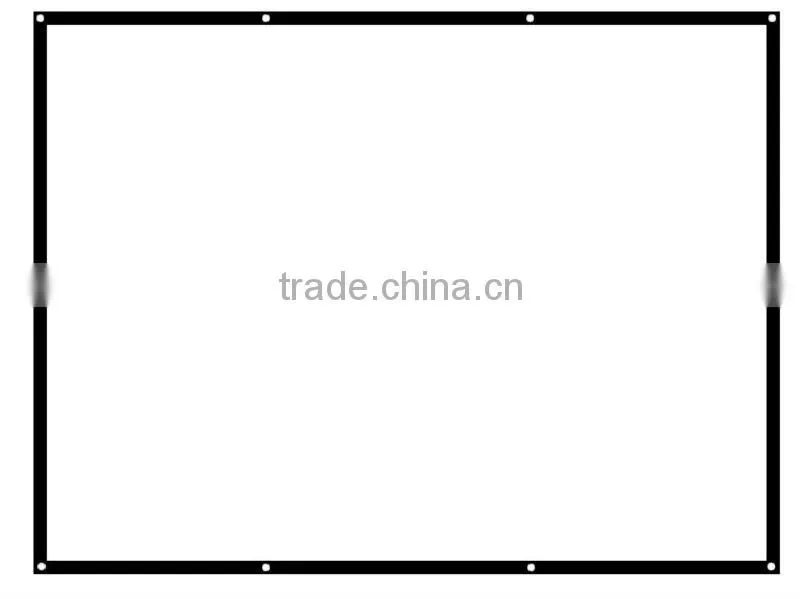 100 inch 16:9 Ratio Manual Fabric Projection Screen Projector Screen