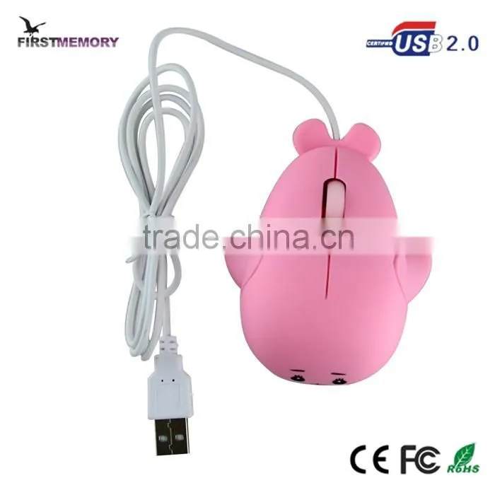 Endangered species dolphin shape optical wired gift mouse