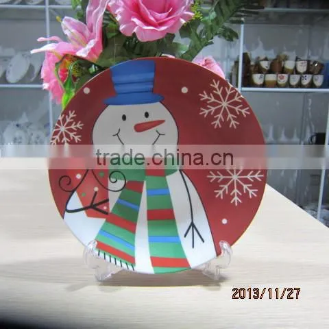 personalized ceramic plates, personalized christmas ceramic plates, christmas plates cheap