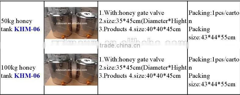 new style food grade stainless steel honey storage barrel