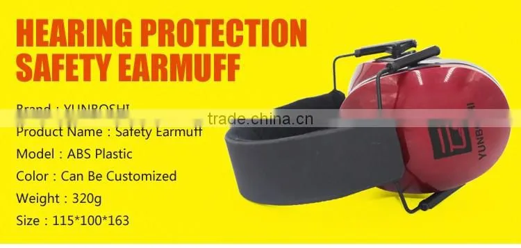 Color Logo Customized Adjustable Headband Noise Reduction Ear Muff