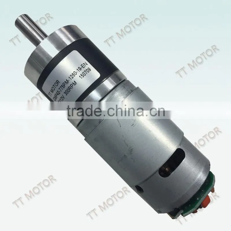 dc 12v 24v encoder gear motor