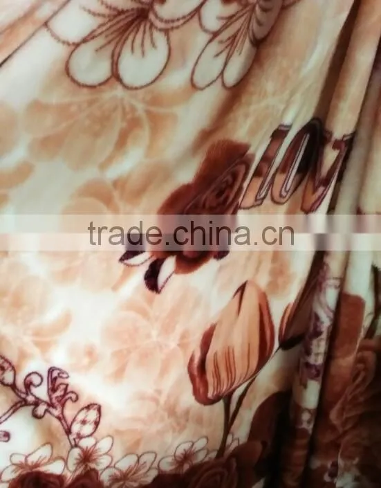 Printed Coral Fleece Blanket