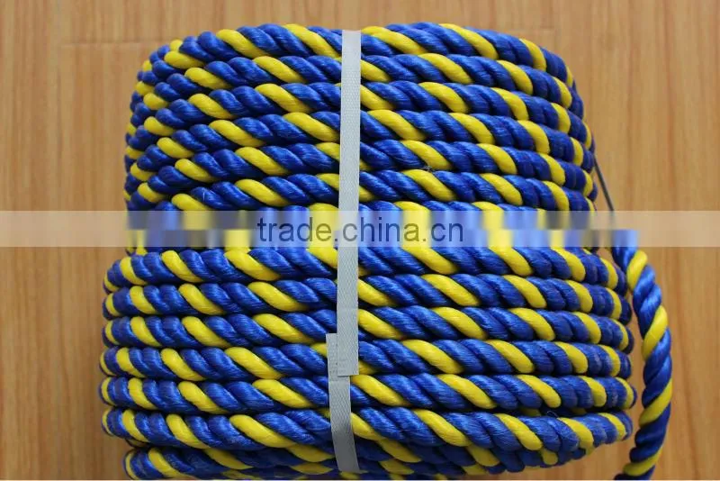 mixed colour pe rope