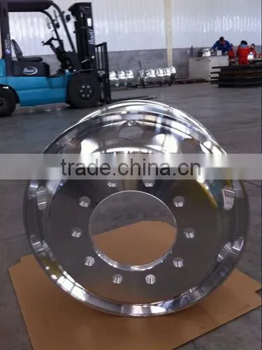 TUBELESS ALUMINUM WHEEL RIM FOR TRUCK AND BUS