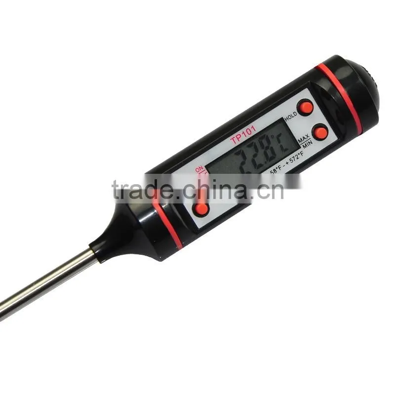 BBQ Bar-B-Q Cooking Kitchen Thermometer, Digital LED High Temperature