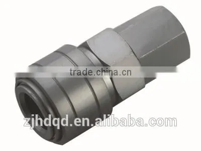 Japan one tough type industrious female coupler ,white nickel plated ,size of 1/4" 3/8" 1/2" NPT