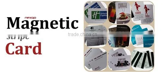 Four color printing transparent super market membership card