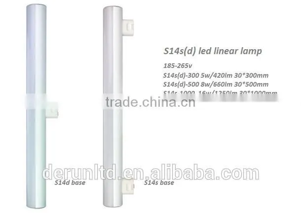 New product S14 led lighting 5W 8W 16W frosted S14s(d) base CE RoHS led bulb