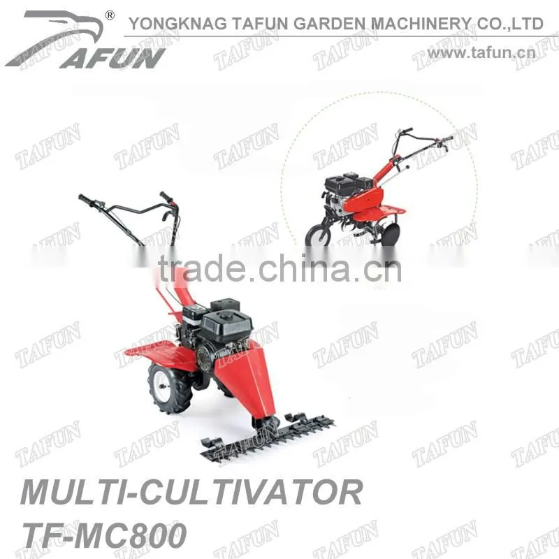 multi-functional lawn mower tiller