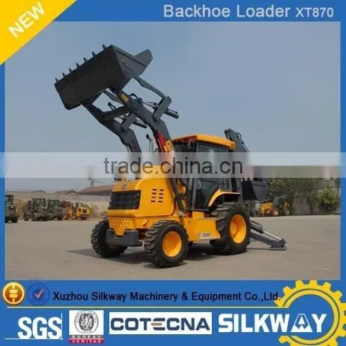 1.2m3 Bucket Capacity Cheap Price Backhoe Loader XT870