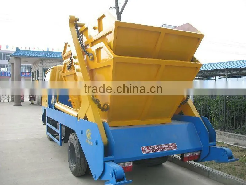 DongFeng small Skip Vessel Garbage Truck, container garbage truck