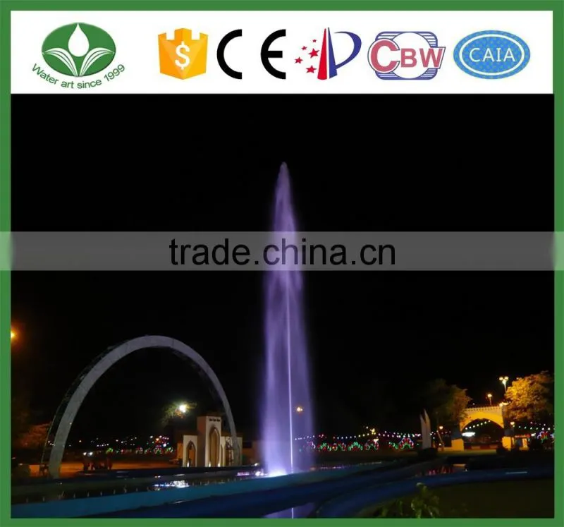 Water jet fountain nozzle