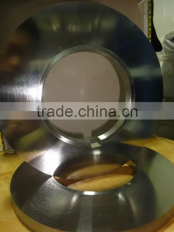 slitting roller blades in stock,slitter machine knife for steel/ferrous/cold rolling/packaging