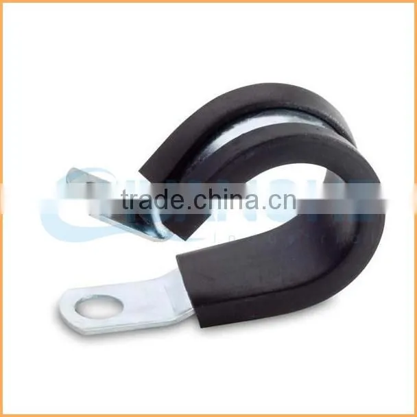China manufacture best quality factory rubber coated pipe clamp