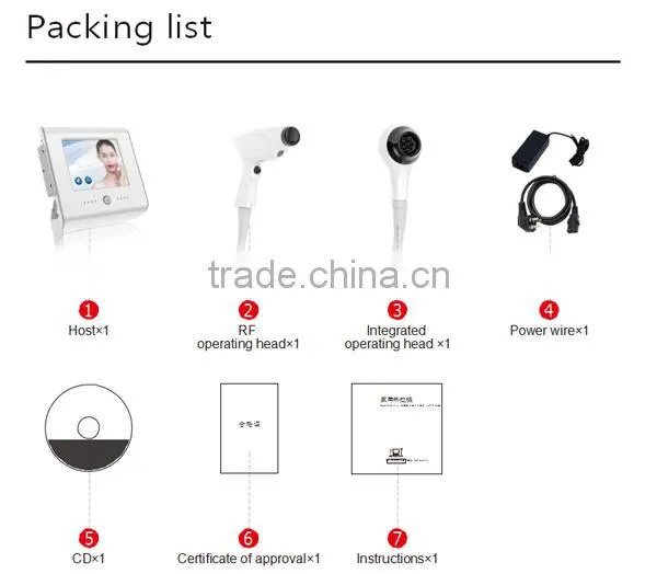2017 Home use skin tighting machine thermo RF Skin Lifting Anti-Aging Vacuum RF with cooling beauty machine spa facial machine