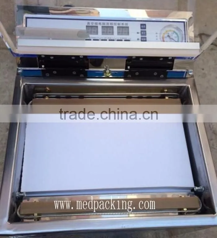Double food vacuum pump packaging machine