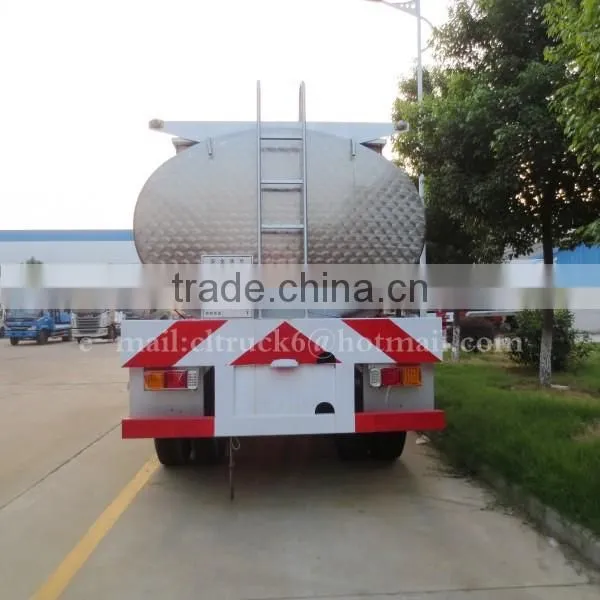 CLW 3 Axles Stainless Steel Oil Semi Trailer 42000L