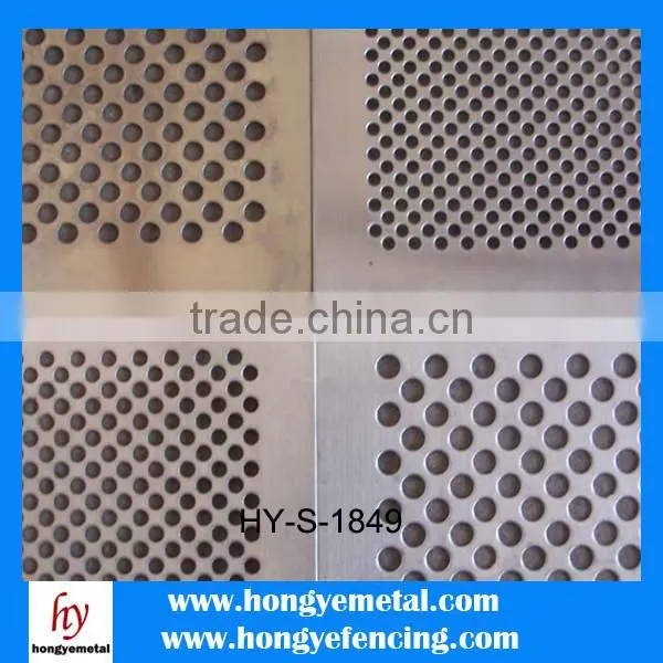 Circle punching hole metal wire mesh plate(China made)