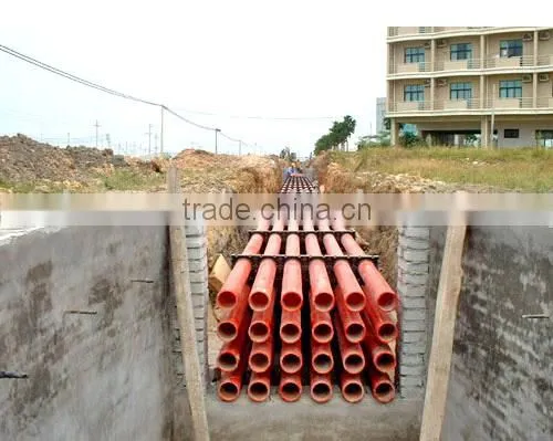 Vergin raw material PVC cable protection pipe