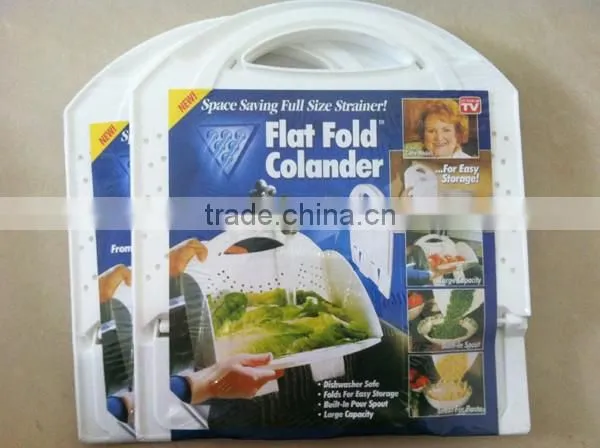 Factory Wholesale Flat Fold Colander