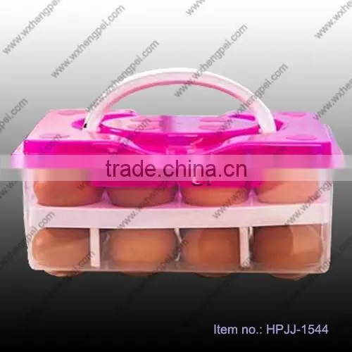 Double-deck eggs storage box
