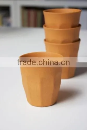 Best seller and feedback Degrade recycled alternative to plastic, Bamboo coffee Cup