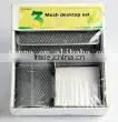 Metal Wire Mesh Desk Organizer Office Stationery Set Of 6 pcs/Office Table Set