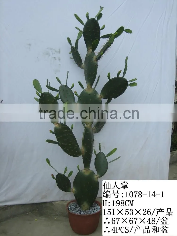Outdoor artificial cactus bonsai