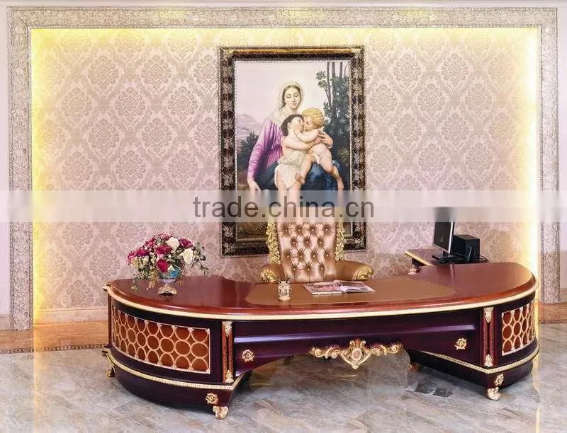 Luxury Office Furniture,Executive Office Furniture, Classic Office Furniture,Office Desk Set,Office Desk,Chair (BF08-0261)