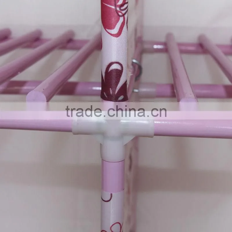 fabric high quality assemble fabric wardrobe for home furniture
