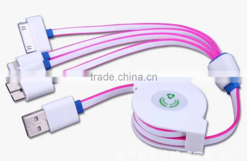 4 in 1 Multinational USB, Custom logo usb cable