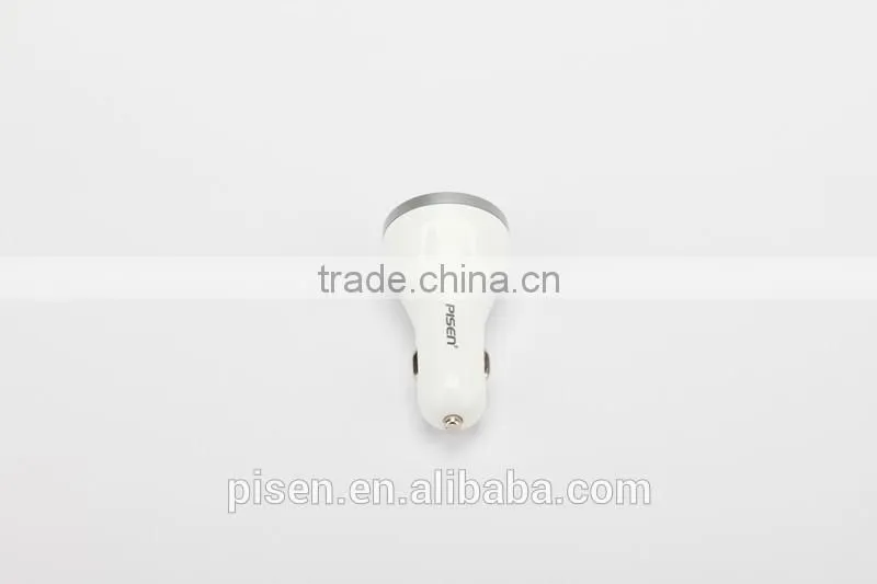 Pisen Universal Smart Fast Charing 5V 1A 2.1A 2.4A 3 USB Wireless Car Charger Mobile Phone Accessories
