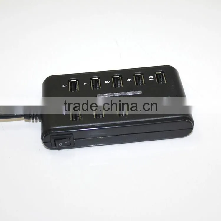 10 Ports High Performance USB 2.0 HUB