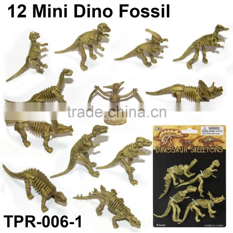 Plastic Mini Dinosaur Fossil Toys