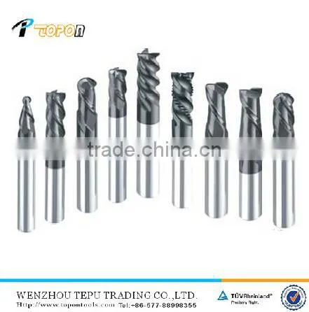 2/4 flute solid carbide end mill sharpener end mill cutter cutting tools of different shape