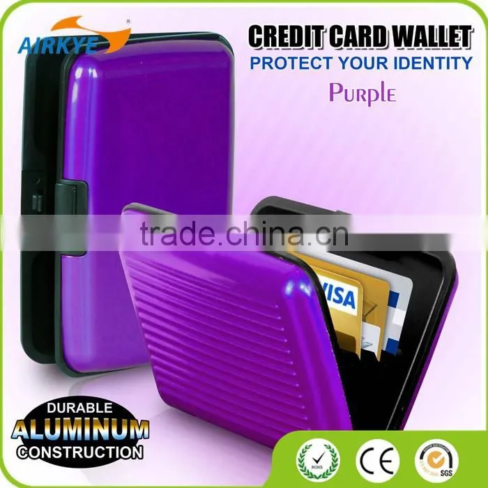 Aluminium Metal Pocket Business Credit Card Wallet Holder Case Box
