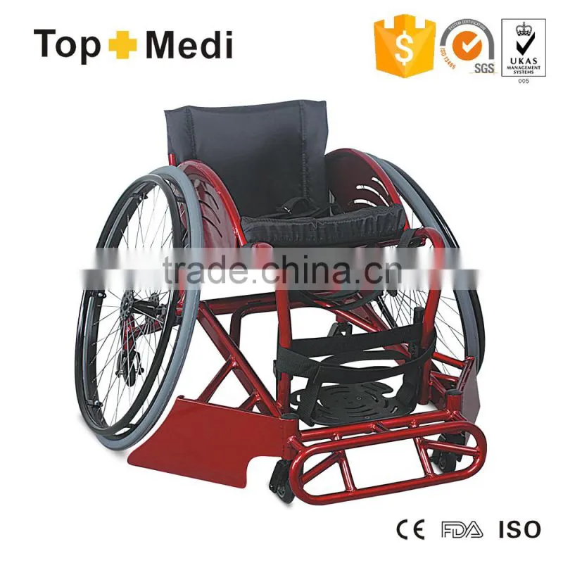 TOPMEDI Sport wheelchair series rugby offensive for handicapped and disabled