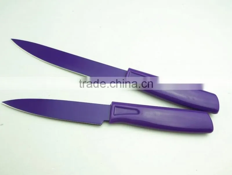 52008 5pcs non-stick knife with abs handle