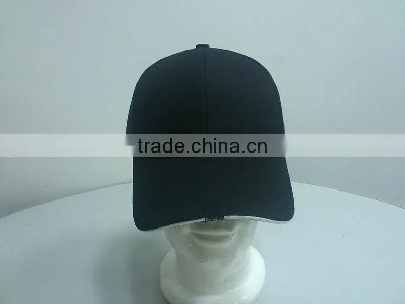 blank baseball cap with built-in led light