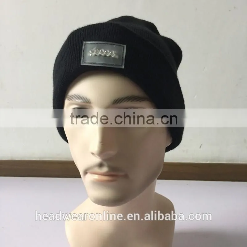 Led Light Ski Knitted Witer Hat