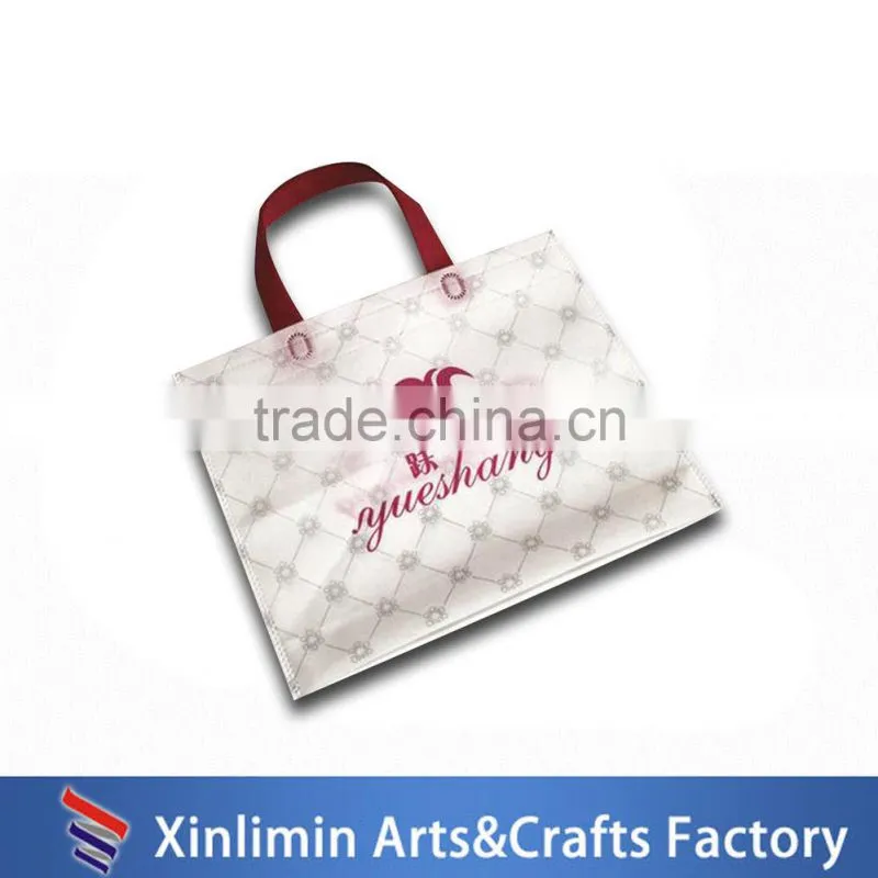 new high quality fashion custom fabric shopping bag