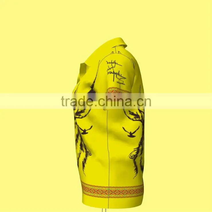 wholesale screen/heat transfer print custom design sports polo shirts MQF-003