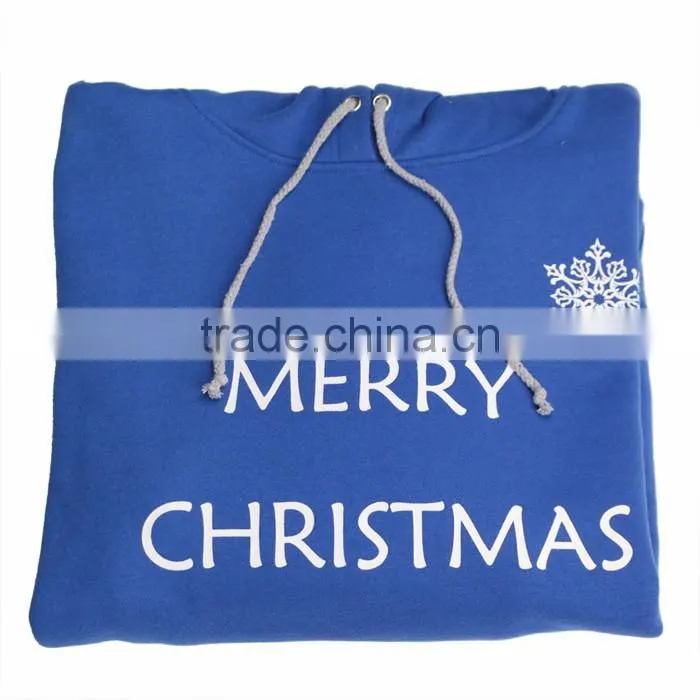 Wholesale Screen Print Custom Mens Hooded Sweatshirt