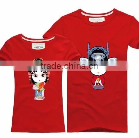 White/gray Color short sleeve o-neck cotton couple bulk wholesale unisex t-shirts
