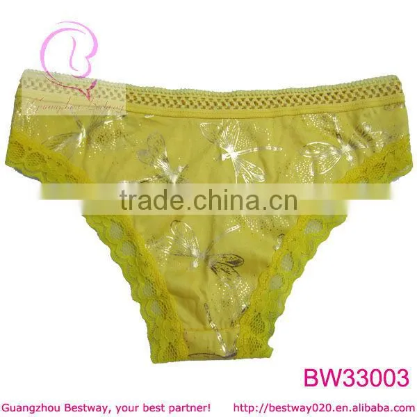 Very hot sexi photo of silver printing underwear for women