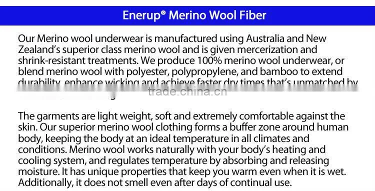long underwear thermal merinos