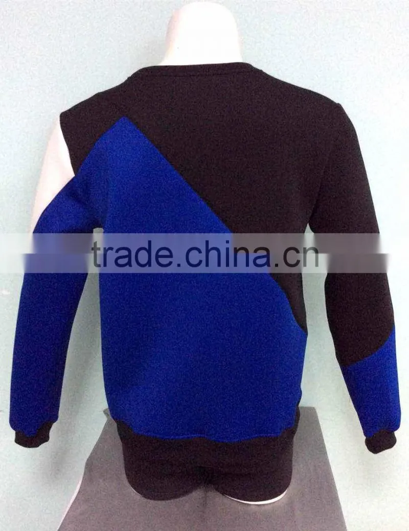 Hotsale design cotton fleece alphabet printing scuba matching color pullover plain hoodies wholesale made in china